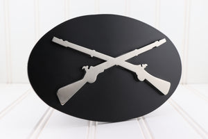 Matte Black Stainless Steel U. S. Army Infantry Hitch Cover – Fits 2” Hitch Receiver – Free Shipping