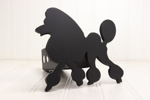Matte Black Poodle Hitch Cover – Fits 2” Hitch Receiver – Free Shipping