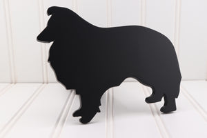 Black Sheltie (Shetland Sheep Dog) Hitch Cover – Fits 2” Hitch Receiver – Free Shipping