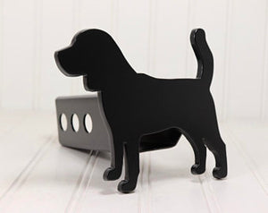 Matte Black Beagle Hitch Cover – Fits 2” Hitch Receiver – Free Shipping