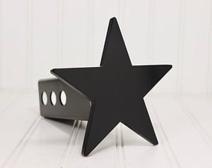 Matte Black Five Point Star Hitch Cover – Fits 2” Hitch Receiver – Free Shipping
