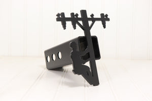 Matte Black Lineman Hitch Cover – Fits 2” Hitch Receiver – Free Shipping