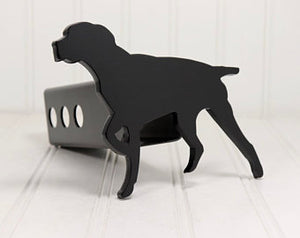 Matte Black Shorthaired Pointer Dog Hitch Cover – Fits 2” Hitch Receiver – Free Shipping