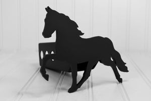 Matte Black Tennessee Walking Horse Hitch Cover – Fits 2” Hitch Receiver – Free Shipping