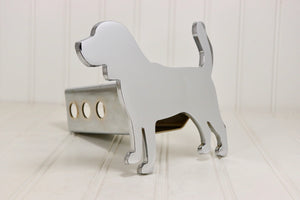 Chrome Beagle Hitch Cover – Fits 2” Hitch Receiver – Free Shipping
