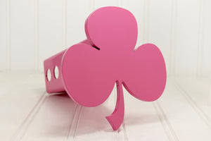 Pink Shamrock Hitch Cover – Fits 2” Hitch Receiver – Free Shipping