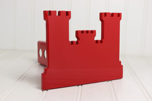 Red Engineers Castle Hitch Cover (silhouette) – Fits 2” Hitch Receiver – Free Shipping