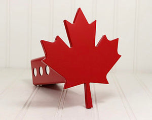 Red Canadian Maple Leaf Hitch Cover – Fits 2” Hitch Receiver – Free Shipping