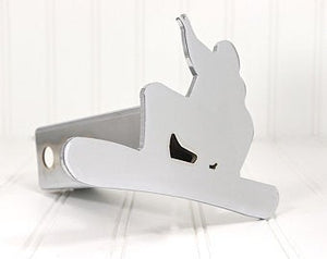 Chrome Snowboarding Hitch Cover – Fits 2” Hitch Receiver – Free Shipping