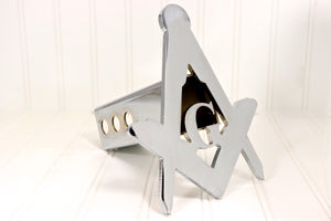 Chrome Mason Hitch Cover – Fits 2” Hitch Receiver – Free Shipping