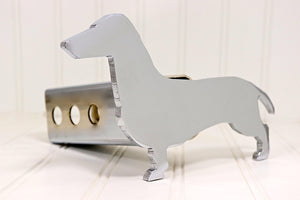 Chrome Dachshund Hitch Cover – Fits 2” Hitch Receiver – Free Shipping