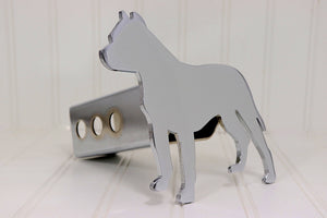 Chrome Pitbull Hitch Cover – Fits 2” Hitch Receiver – Free Shipping