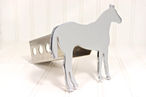 Chrome Quarter Horse Hitch Cover – Fits 2” Hitch Receiver – Free Shipping