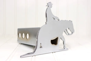 Cowboy Reining Horse Hitch Cover – Fits 2” Hitch Receiver – Free Shipping