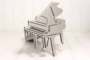 Stainless Grand Piano Hitch Cover – Fits 2” Hitch Receiver – Free Shipping