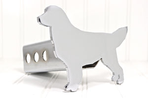 Chrome Golden Retriever Hitch Cover – Fits 2” Hitch Receiver – Free Shipping