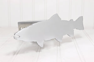 Chrome Trout Hitch Cover – Fits 2” Hitch Receiver – Free Shipping