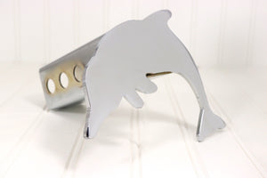 Chrome Dolphin Hitch Cover – Fits 2” Hitch Receiver – Free Shipping