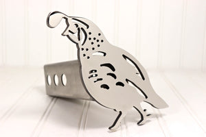 Stainless Quail Hitch Cover – Fits 2” Hitch Receiver – Free Shipping