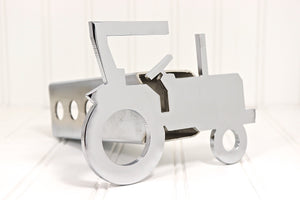 Chrome Tractor Hitch Cover – Fits 2” Hitch Receiver – Free Shipping