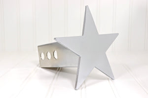 Chrome Five Point Star Hitch Cover – Fits 2” Hitch Receiver – Free Shipping
