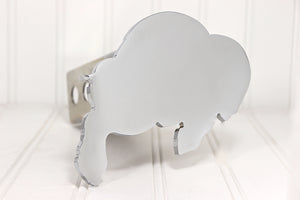 Chrome Buffalo Hitch Cover – Fits 2” Hitch Receiver – Free Shipping