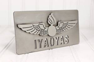 Stainless Steel Navy Aviation Ordnance IYAOYAS Hitch Cover – Fits 2” Hitch Receiver – Free Shipping