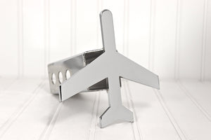 Chrome Airplane Hitch Cover – Fits 2” Hitch Receiver – Free Shipping
