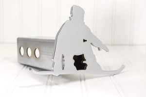 Chrome Snowboarding Hitch Cover – Fits 2” Hitch Receiver – Free Shipping