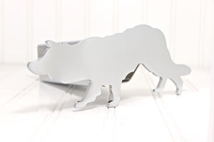 Chrome Border Collie Hitch Cover – Fits 2” Hitch Receiver – Free Shipping