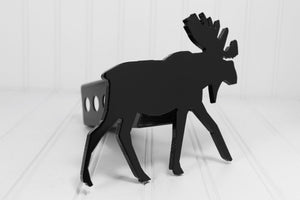 Black Moose Hitch Cover – Fits 2” Hitch Receiver – Free Shipping