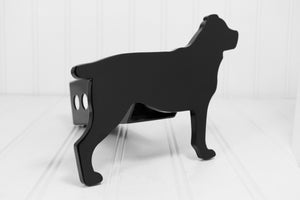 Black Rottweiler Hitch Cover – Fits 2” Hitch Receiver – Free Shipping