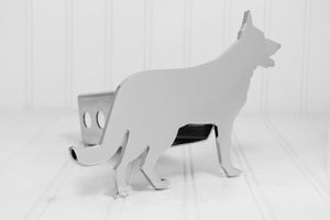 Chrome German Shepherd Hitch Cover – Fits 2” Hitch Receiver – Free Shipping