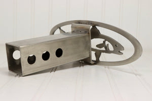 Stainless Redfish Hitch Cover – Fits 2” Hitch Receiver – Free Shipping