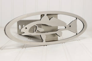Stainless Redfish Hitch Cover – Fits 2” Hitch Receiver – Free Shipping