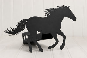 Matte Black Horse Hitch Cover – Fits 2” Hitch Receiver