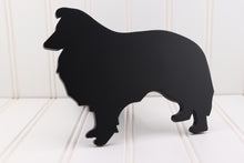 Load image into Gallery viewer, Black Sheltie (Shetland Sheep Dog) Hitch Cover, Free Shipping
