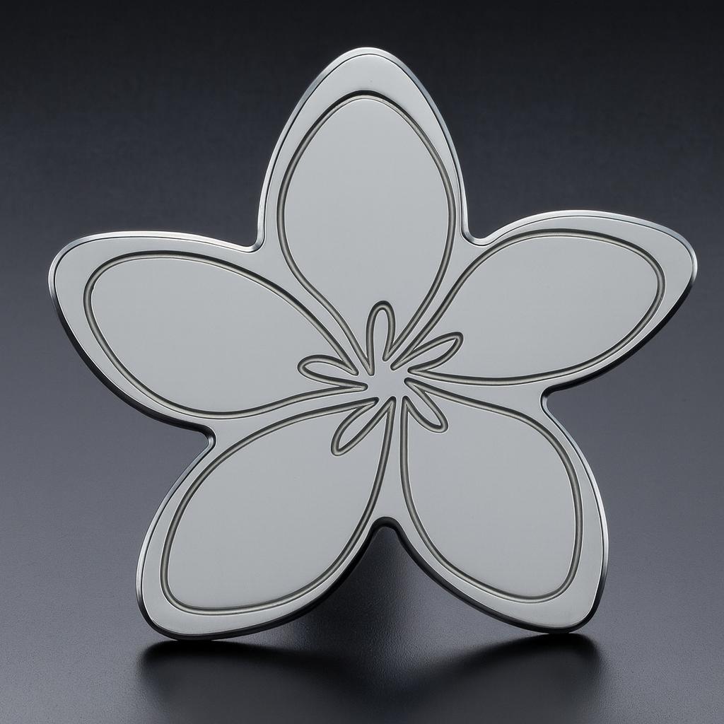 Stainless Steel Hula Meria Flower