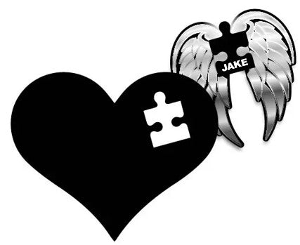 JAKE Puzzle Piece Hitch Cover  – Fits 2” Hitch Receiver – Free Shipping