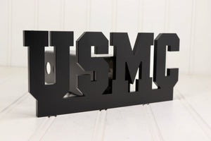 Matte Black USMC Hitch Cover, Free Shipping