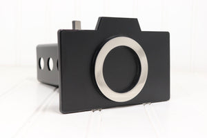 Matte Black Stainless Camera Hitch Cover
