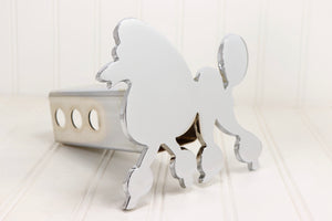 Chrome Poodle Hitch Cover, Free Shipping