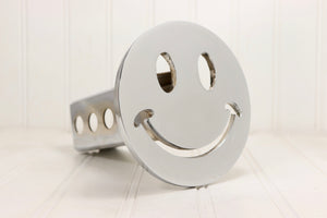 Chrome Smiley Face Hitch Cover, Free Shipping