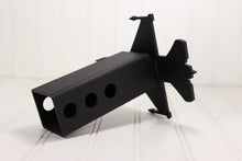 Load image into Gallery viewer, Matte Black Stainless F-16 Hitch Cover
