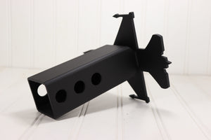 Matte Black Stainless F-16 Hitch Cover