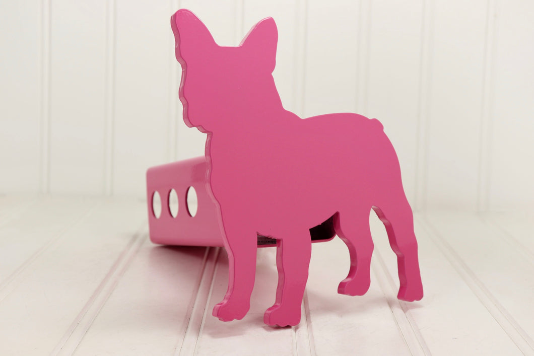 Pink French Bulldog Hitch Cover, Free Shipping
