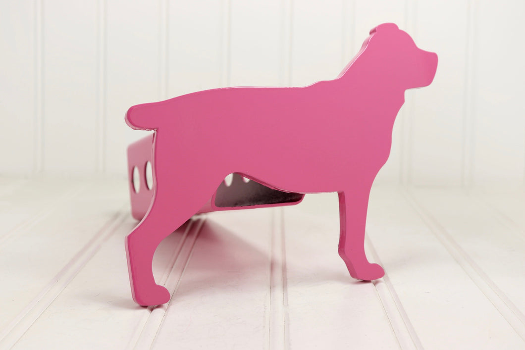 Pink Rottweiler Hitch Cover, Free Shipping