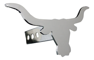 Chrome Longhorn Hitch Cover, Free Shipping