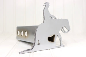 Cowboy Reining Horse Hitch Cover, Free Shipping