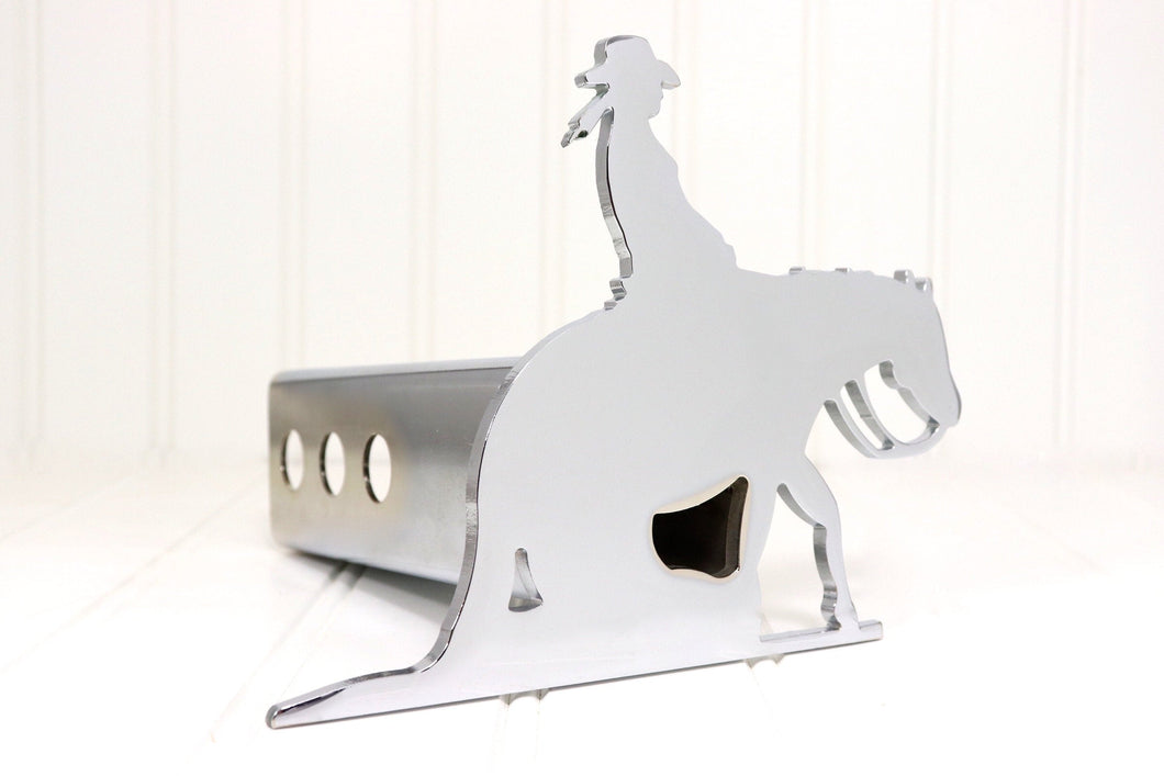 Cowgirl Reining Horse Hitch Cover, Free Shipping
